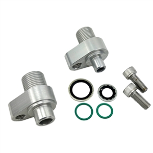 Performance World 600200 Chevrolet LS LSx A/C  Fitting Kit to fit Denso 10S17F and 10S20F Compressors