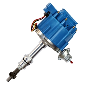 Performance World 6003 HEI Style Distributor. Fits Ford 351W. Blue Cap.