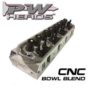 Performance World 60170-CNCA PWHeads 175cc CNC Pocket Ported Aluminum Cylinder Heads Pair (complete for hydraulic camshafts). Fits SB Ford 289-351W