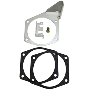 Performance World 646100 Throttle Cable Bracket for Fabricated LS LSx Intake Manifolds. Silver.