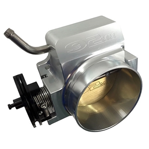 Performance World 646200 FLOW EFI 92mm 4-Bolt Cable Operated Billet LS LSx Throttle Body. Silver