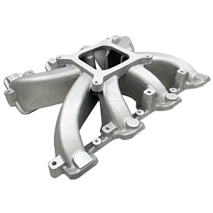 Performance World 650323 LS3 LSX Chevrolet Rectangle Port Single Plane Hi-Flow Carbureted Intake Manifold