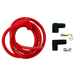 Performance World 692091 RapidFire 8.5mm 90 Degree Boot Universal Ignition Wire. Red Single.