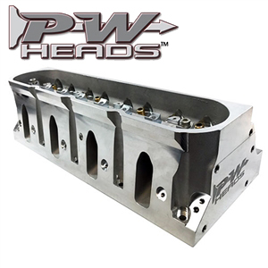 Performance World 69225 PWHeads 252cc Cathedral Port Aluminum Cylinder Heads Bare (pair) Fits Chevrolet Gen III LS1/LS2/LS6 LSx 3.90" bore