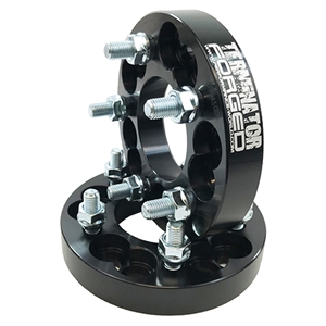 Performance World 707091 1.25" Thick Terminator Forged Billet Aluminum Wheel Adapters. Fits 5x4-1/2"/5x5-1/2" to 5x5-1/2" Wheel. Pair.