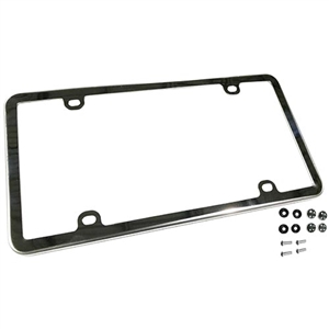 Performance World 723000 Polished 304 Stainless Steel License Plate Frame