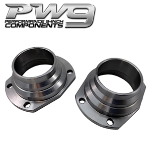 Performance World 846100 PW9 Ford 9" Billet Steel Housing Ends (Pair - Late Torino Style)