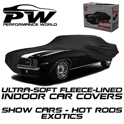 Performance World 910001 Ultra-Soft Fleece-Lined Indoor Car Cover Small.  Fits up to 13'4