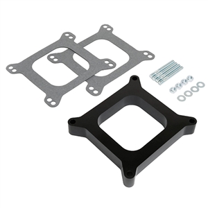 Performance World 9136 1" Thick Insulating Phenolic Carburetor Spacer Open Hole. Fits Standard Square Bore Carburetors