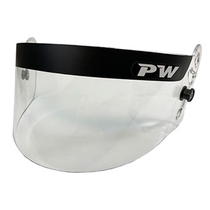 Performance World 950100C-2 EDGE Series Helmet Visor. Clear.