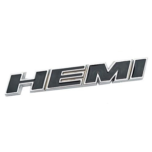 Performance World 980210 Dodge HEMI Black w/Chrome Emblem