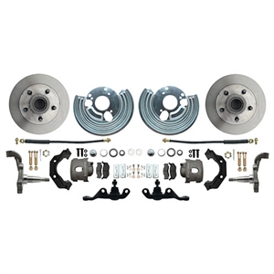 Performance World DBK6272A-40 Front Manual Disc Brake Conversion Kit. Fits 1962-1972 Mopar A-Body 5x4.0" Bolt Pattern