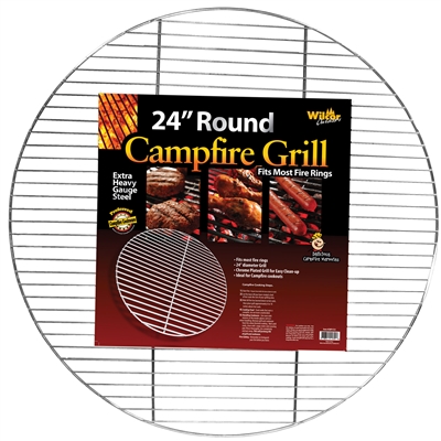 Round Campfire Grill 24"