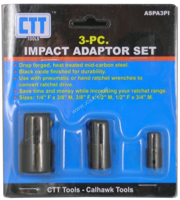 3-pc Impact Adaptor Set