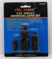 3-pc Impact Universal Joint Set