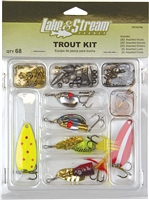 Trout Tackle Kit 68 pc
