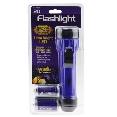 Flashlight 2D with Batteries 50 lumens