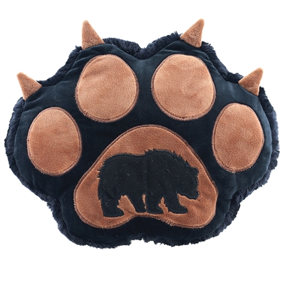 Brown Bear Paw Pillow 13"