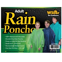 Adult Rain Poncho - Random Color