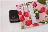 Faraday EMF Shield Phone Pouch Strawberry