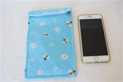 Faraday EMF Shield Phone Pouch Bees