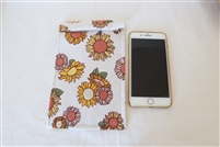 Faraday EMF Shield Phone Pouch Sunflowers