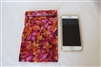 Faraday EMF Shield Phone Pouch Pink Floral