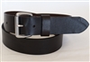 37" Dk Chocolate Brown Full-Grain Leather Belt Plain