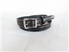 32" Black Full-Grain Leather Belt