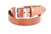 42" Walnut Brown Full-Grain Leather Belt