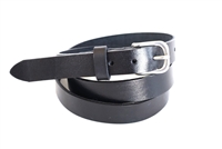 38-40 Black Full-Grain Leather Belt