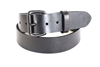 38" Black Full-Grain Leather Belt