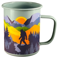 Tall 24 oz Bigfoot Enamel Mug