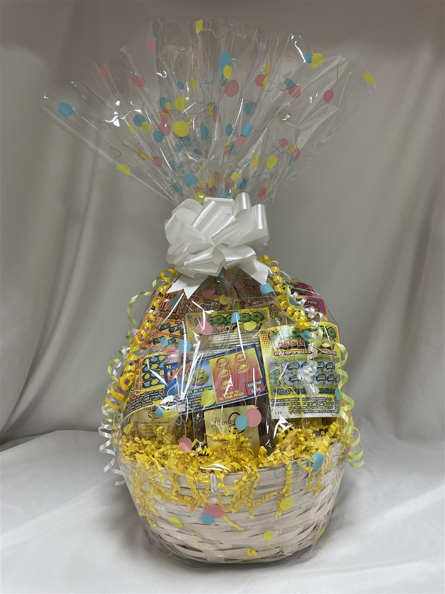 Gourmet Snacks with Scratch Lottery Tickets | Lucky Day Gift Basket