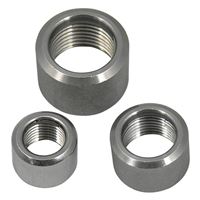 NPT Threaded Half Coupling, Stainless Steel