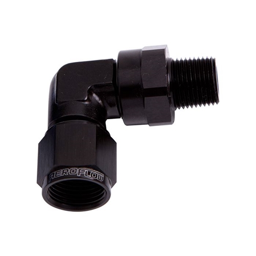 90Â° Male NPT to Female AN Adapter 1/4" to -4AN