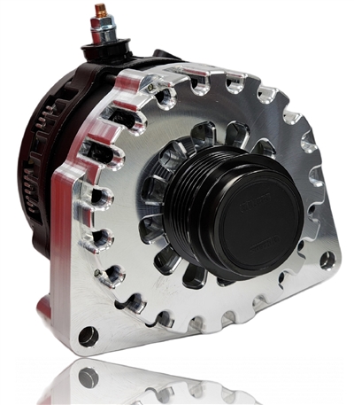 250 Amp Billet Racing Alternator for C7 Corvette - Machined