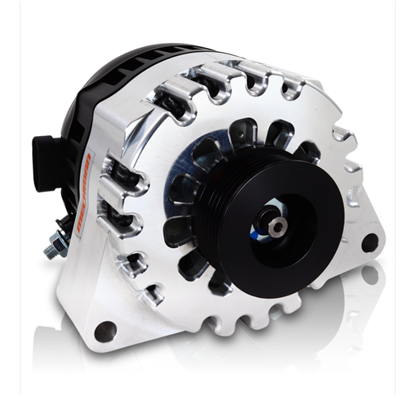 S Series Billet 170 AMP Racing Alternator For C5/C6 Corvette - Machined Finish