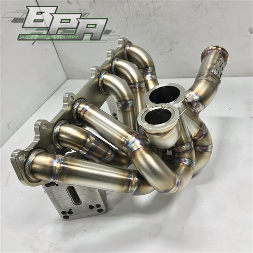 2JZ-GTE Gen-R V-band Billet Exhaust Manifolds