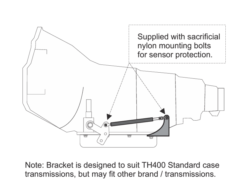 TH400 / PG Shifter/Gear Position Sensor Kit (OEM STYLE CASE)
