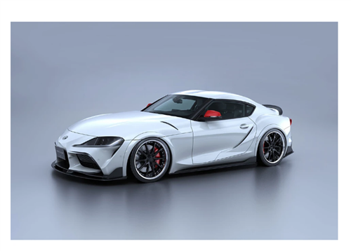 Artisan Spirits Black Label Side Under Spoiler (FRP) - Toyota GR Supra 2020-