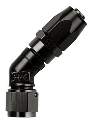 Fragola 3000 Series Power Flow Hose End - 45 Degree Low Profile