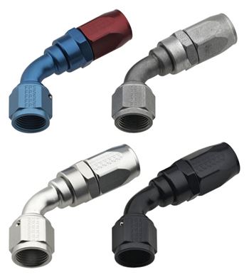 Fragola 3000 Series Power Flow Hose End - 60 Degree Bent Tube