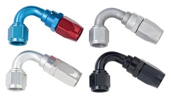 Fragola 3000 Series Power Flow Hose End - 120 Degree Bent Tube