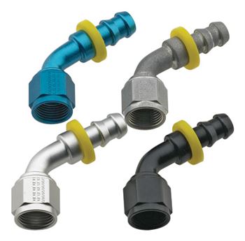 Fragola 8000 Series Push-Lite Hose End - 60 Degree Bent Tube