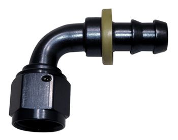 Fragola 8000 Series Push-Lite Hose End - 90 Degree Bent Tube Reducing