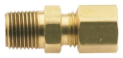 Fragola 3/16" x 1/8 MPT Brass Compression Fitting