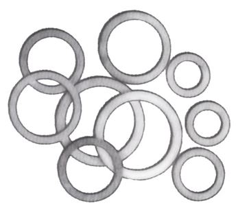 Fragola Aluminum Crush Washers - SAE