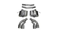 Corsa Xtreme Axleback Exhaust - Polished 4" Tips - 2016+ CTS-V