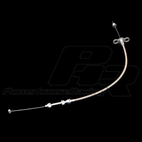 PHR -- Powerhouse Racing Stainless Throttle Cable for Toyota Supra and SC300